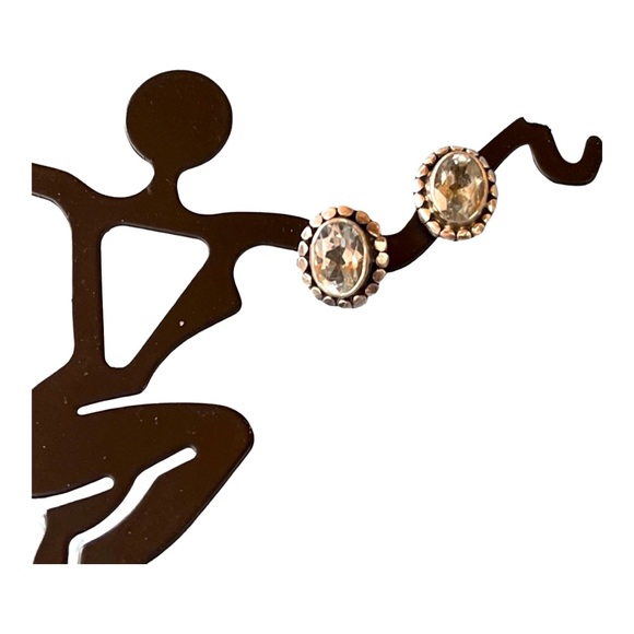 Aquamarine Sterling Earrings ‘Old Stock’ High End from my ‘Old Stock’-New. Prom! - Picture 2 of 3